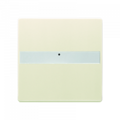 Выключатель 1-клавишный слоновая кость с полем для надписи