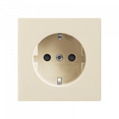 РОЗЕТКА с заземлением слоновая кость