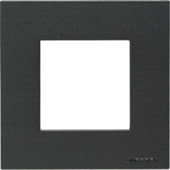 Рамка ABB Niessen Zenit антрацит - 1 пост (2 модуля)