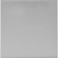 Заглушка серебряный (2-модульная)