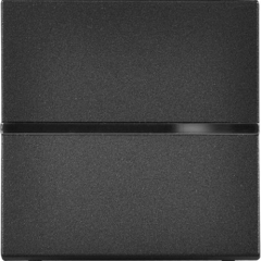 Выключатель 1-клавишный антрацит