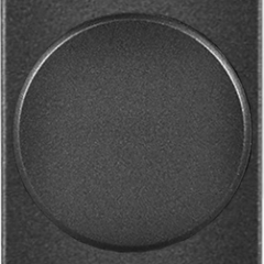 СВЕТорегулятор поворотный антрацит для ламп накаливания и галогенных ламп (1-модульный)