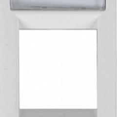 Internet-розетка 1-модульная белый