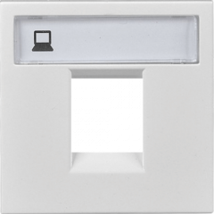 Internet-розетка 2-модульная белый