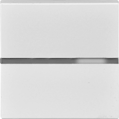 Выключатель 1-клавишный белый