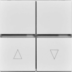 Выключатель жалюзи с фиксацией белый