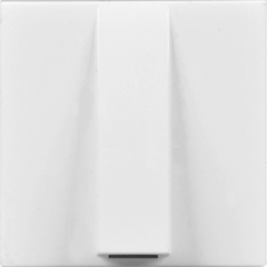 Кабельный вывод белый (2-модульный)