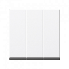 ВКЛючатель 3-клавишный белый