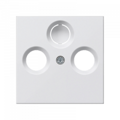 TV-FM-розетка оконечная белый