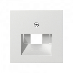 INTERNET-розетка 2ая  экранированная матовый белый