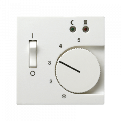 Терморегулятор для ТЕПЛОГО ПОЛа матовый белый 10А, 250V с датчиком 4m