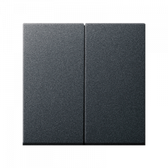 ВКЛючатель 2-клавишный черный