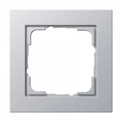 Рамка GIRA E2 алюминий - 1 пост