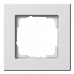 Рамка GIRA E22 глянцевый белый - 1 пост