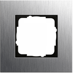 Рамка GIRA Esprit нержавеющая сталь - 1 пост