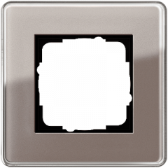 Рамка GIRA Esprit Glass C стекло дымчатое - 1 пост