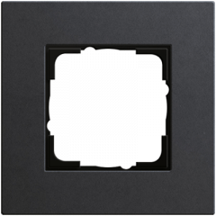 Рамка GIRA Esprit Linoleum-Multiplex антрацит - 1 пост