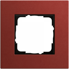 Рамка GIRA Esprit Linoleum-Multiplex красный - 1 пост