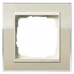 Рамка GIRA Event Clear песочный/кремовый - 1 пост