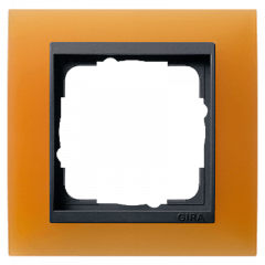 Рамка GIRA Event оранжевый/антрацит - 1 пост