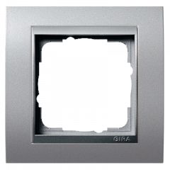Рамка GIRA Event алюминий/алюминий - 1 пост