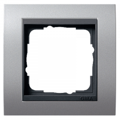 Рамка GIRA Event алюминий/антрацит - 1 пост