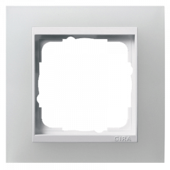 Рамка GIRA Event белый/белый глянцевый - 1 пост