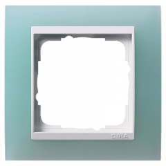 Рамка GIRA Event салатовый/белый глянцевый - 1 пост