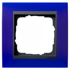 Рамка GIRA Event синий/антрацит - 1 пост