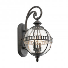 Уличный настенный светильник на штанге Kichler Halleron KL/HALLERON/2S