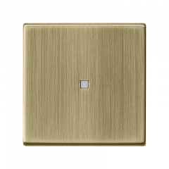 ПЕРЕКлючатель 1но-клавишный С/П бронза