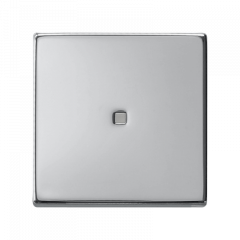 ПЕРЕКлючатель промежуточный 1но-клавишный С/П хром (IP44)