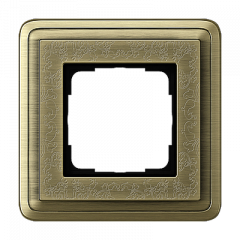 Рамка GIRA ClassiX Art бронза - 1 пост