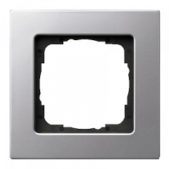 Рамка GIRA E22 алюминий - 1 пост