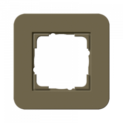 Рамка GIRA E3 дымчатый/антрацит - 1 пост