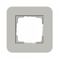 Рамка GIRA E3 серый/антрацит - 1 пост
