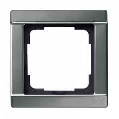 Рамка GIRA Edelstahl серия 20 нержавеющая сталь - 1 пост