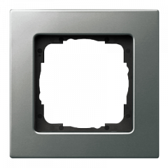 Рамка GIRA E22 нержавеющая сталь - 1 пост