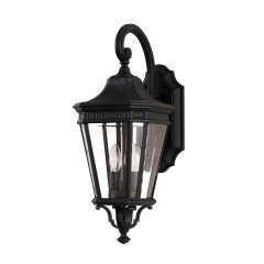 Уличный настенный светильник на штанге Feiss Cotswold Lane FE/COTSLN2/M BK