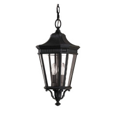Уличный потолочный подвесной светильник Feiss Cotswold Lane FE/COTSLN8/M BK