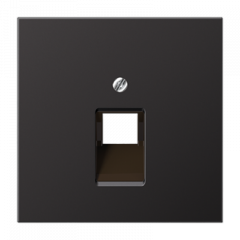 INTERNET-розетка 1ая Dark (алюминий лакированный) неэкранированная