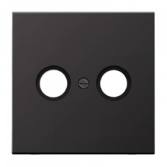 TV-FM-розетка оконечная Dark