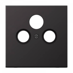 TV-SAT-розетка проходная Dark для приема спутникового, эфирного и кабельного вещания