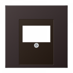 АУДИО-розетка Dark 2-разъем черная вставка