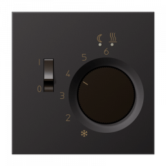 Терморегулятор для ТЕПЛОГО ПОЛа Dark 10А, 250V~ с датчиком 4m