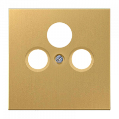 TV-SAT-розетка оконечная латунь classic для приема спутникового, эфирного и кабельного веща