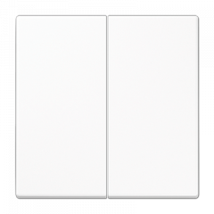 ПЕРЕКлючатель 2х-клавишный белый