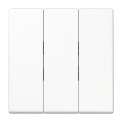 ВКЛючатель 3х-клавишный белый (IP44)