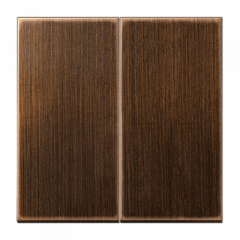 ПЕРЕКлючатель 2х-клавишный античная латунь (IP44)