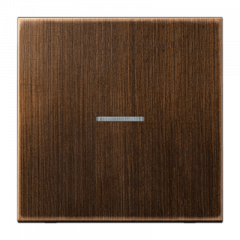 ПЕРЕКлючатель промежуточный 1но-клавишный С/П античная латунь (IP44)